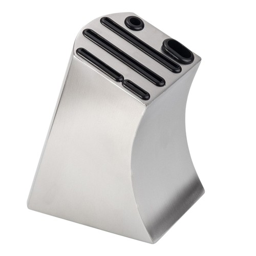 Stainless steel knife block - stainless,