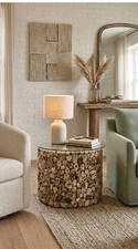 Driftwood Round Side Table