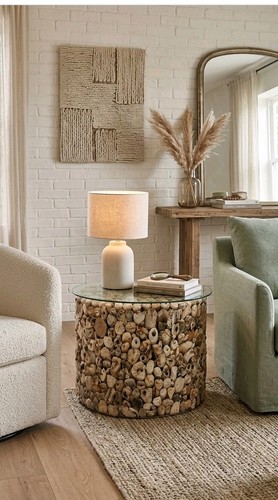 Driftwood round side - driftwood,