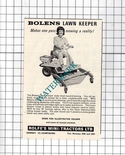 Bolens lawn keeper rolfe - bolens, rolfe's