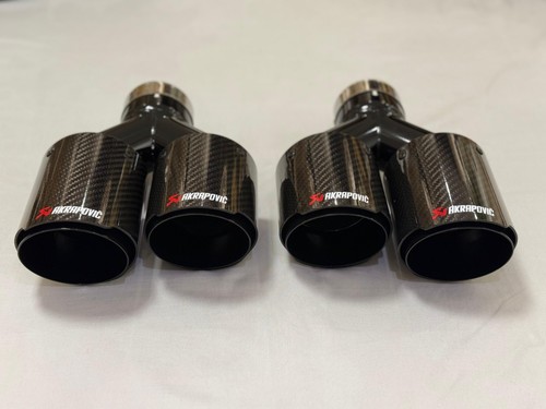 Akrapovic dual exhaust tip - 2x,