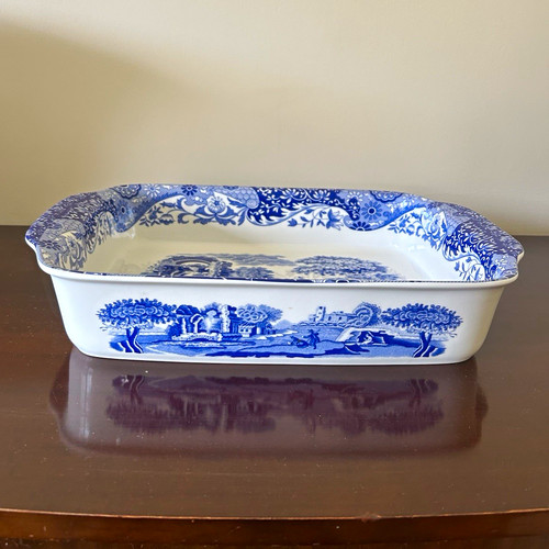 Spode italian porcelain - blue, &