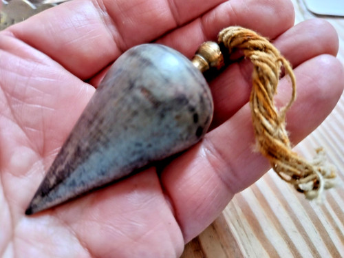 Vintage plumb bob steel and
