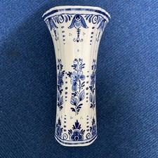 Vintage Delft Blue Small Vase