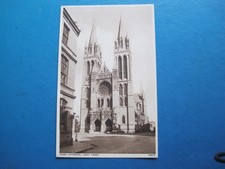 Old Postcard of Truro Cathedral. West Front.
