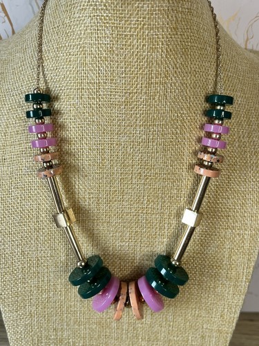 Statement chunky acrylic disc - statement,