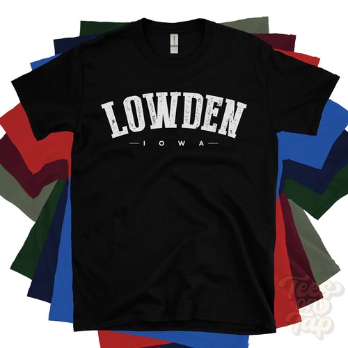 Lowden iowa shirt tipton - iowa, t-shirt