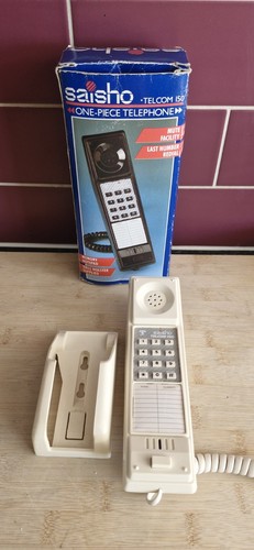 Vintage retro corded telephone - retro,