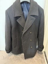 Ted Baker Pea Coat Mens Black