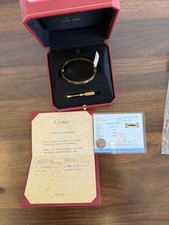 Cartier Love Bracelet 18K Yellow Gold Size 17