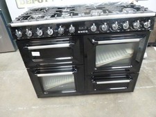 Smeg Range Cooker Black TR4110BL1 110cm Victoria Dual Fuel A Graded (CH-2966)