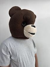 Brown Teddy Bear Mascot Head