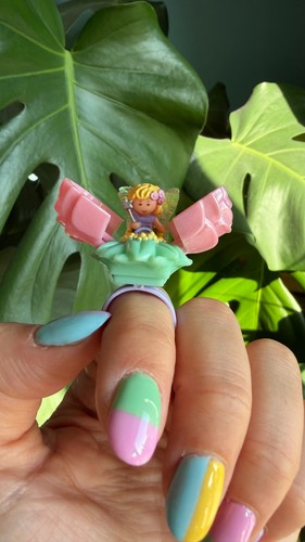 1993 polly pocket secret rose - pocket,