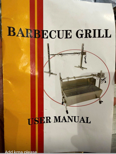 Rotisserie spit roaster - roaster, user
