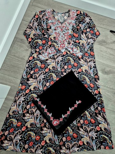 Emirati mukhawar dress floral - mukhawar,