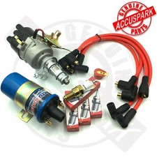 Reliant Rialto Electronic 45D Distributor,Red HTs ,Blue coil,AC12C plugs,R-Rotor