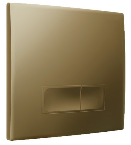 Dual flush plate - flush, (square)