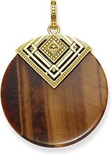 Ciondolo Thomas Sabo in Argento 925 traforato Gold occhio di tigre Africa PE749