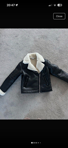 Primark girls black faux - girls,