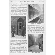 NEWGATE PRISON London 2x
