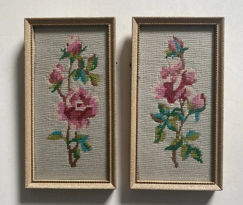 Vintage completed needlepoint - completed,