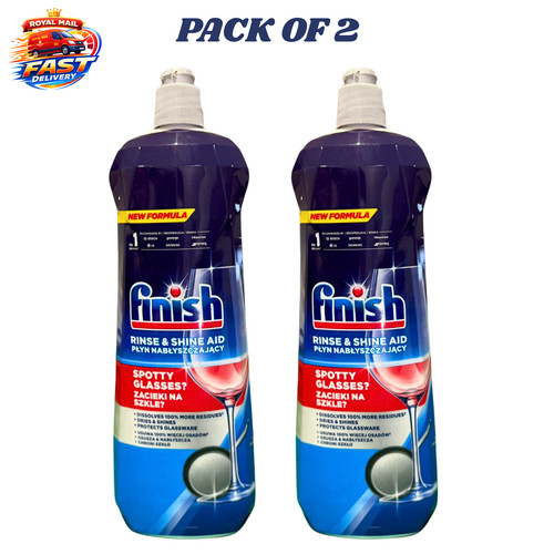 Finish dishwasher rinse - 2x, aid