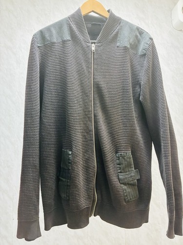 Men dark grey waffle - men’s, knit