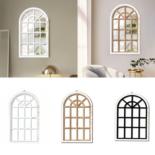 Arched window mirror wall - arched,