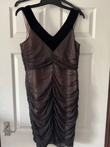 Size black velvet chiffon - black, velvet/chiffon