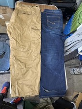 Lot of 2 Men’s Pants – Rothco BDU Cargo XXXL & Indigo Alpha Flextech Jeans