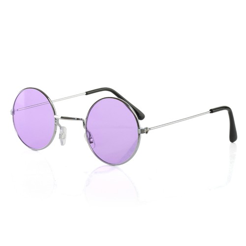 Purple hippy glasses 70s - hippy,