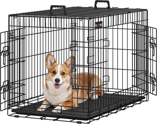 Dog cage foldable - cage,, large