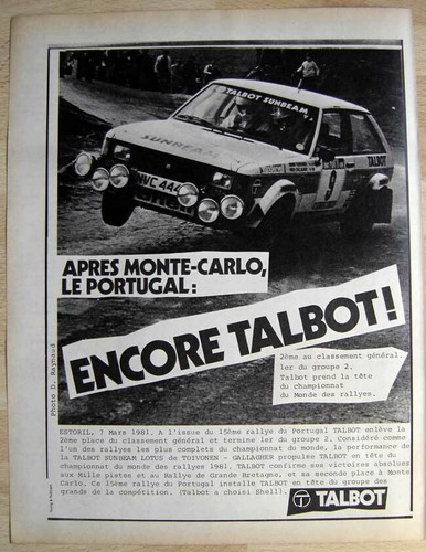 Paper advertising talbot - paper,
