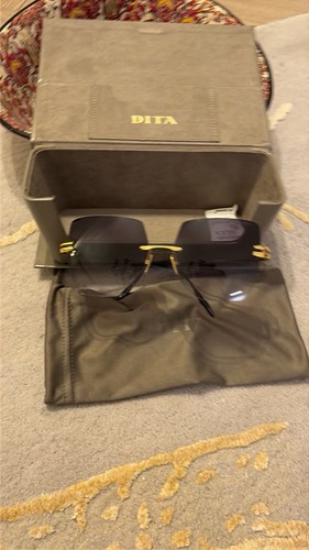 Dita rimless sunglasses gold - rimless,