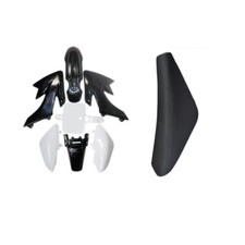 Plastics kit Fender + Seat XR50 CRF50 SSR 70cc Atomik 110cc 125cc 140CC pit bike