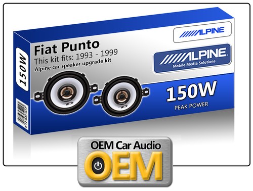 Fiat punto front dash speakers - punto,