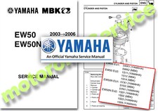 Yamaha EW50 Slider MBK Stunt Workshop Manual 2003 2004 2005 06 Service Shop USB