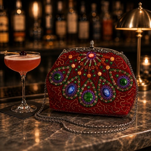 Butler wilson red - butler, beaded
