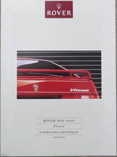 Rover 800 series price list