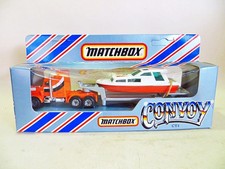MATCHBOX CONVOY CY4 'KENWORTH BOAT TRANSPORTER TRAILER' MIB/BOXED