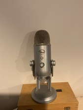 Silver Blue Yeti Microphone