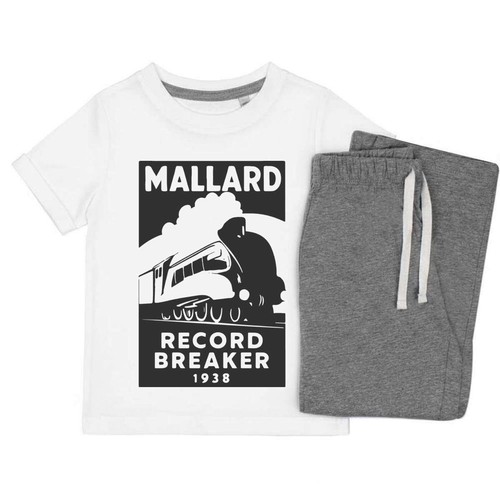 Mallard steam train kids - 'mallard, train'