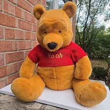 Vintage 90’s Disney Store Winnie The Pooh Large Jumbo 27" Plush Stuffed Toy Bear