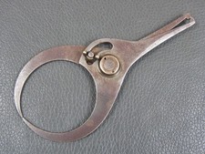 Vintage 4 3/8" iron & brass