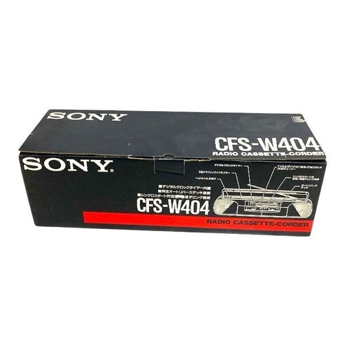Sony cfs w404 boombox am - fm,