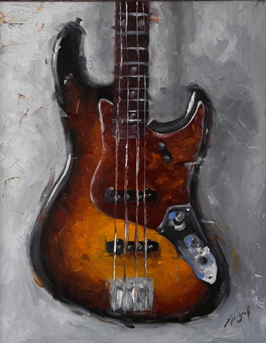 Original jazz bass guitar oil - bass,
