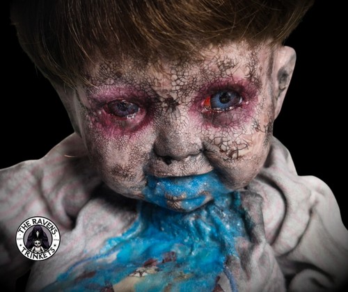 Creepy doll horror porcelain - creepy,