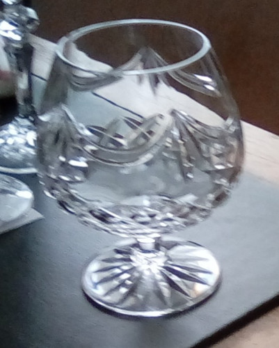 Single brandy cognac glass - a,