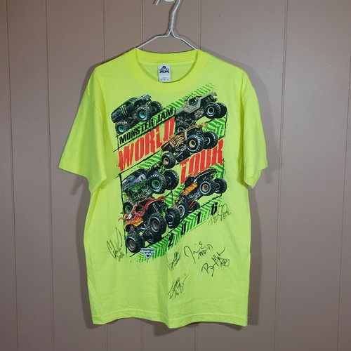 Signed monster jam shirt - signed,