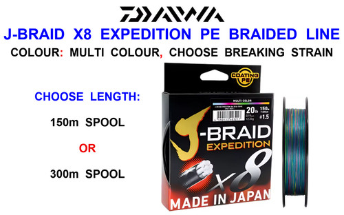 Daiwa braid expedition - x8,